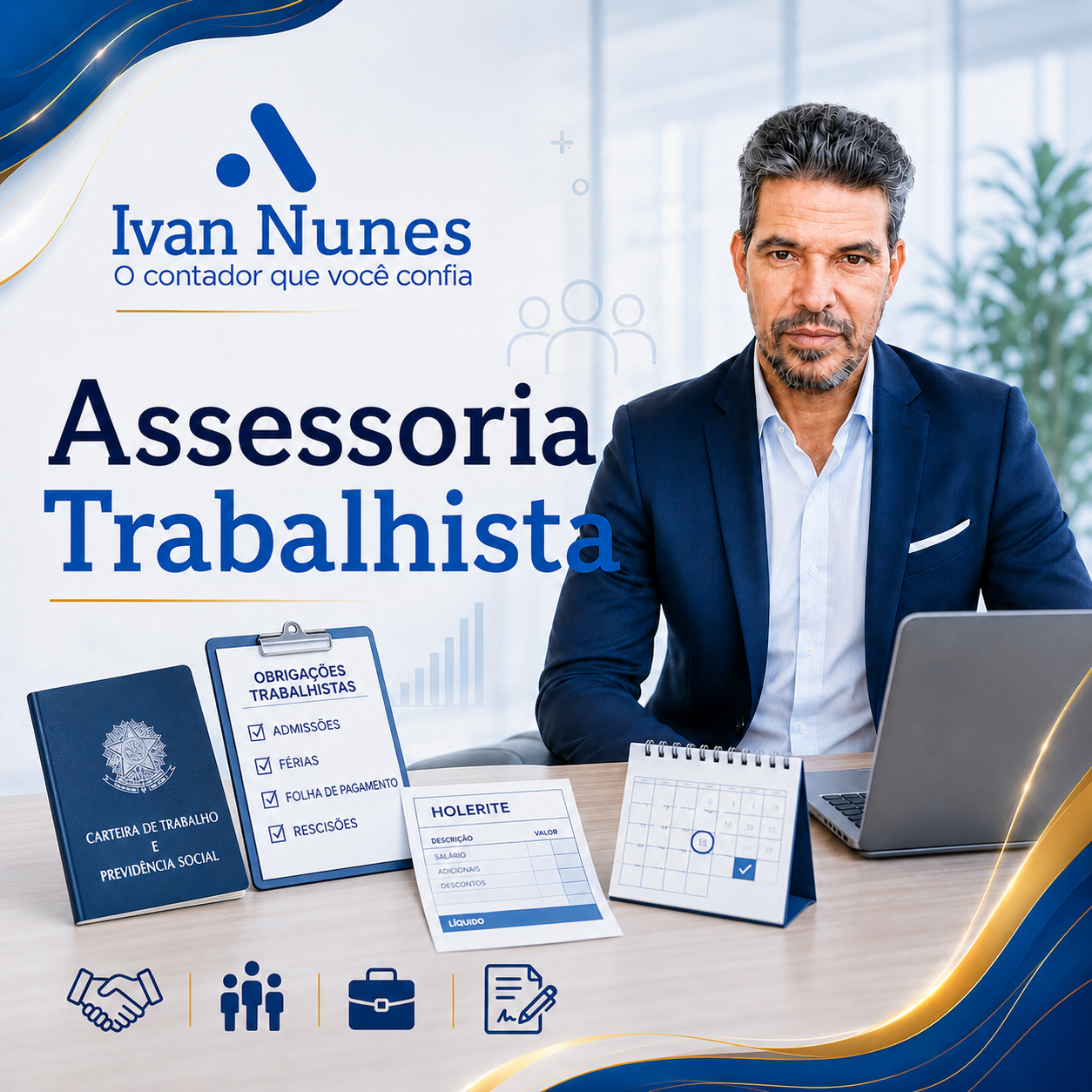 Arte do serviço Assessoria Trabalhista