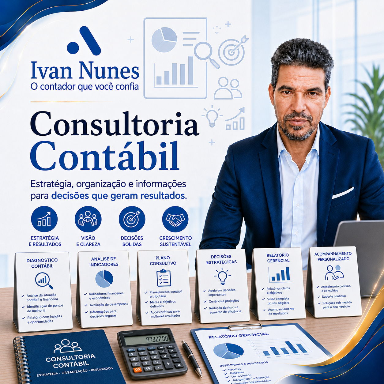 Arte do serviço Consultoria Contábil