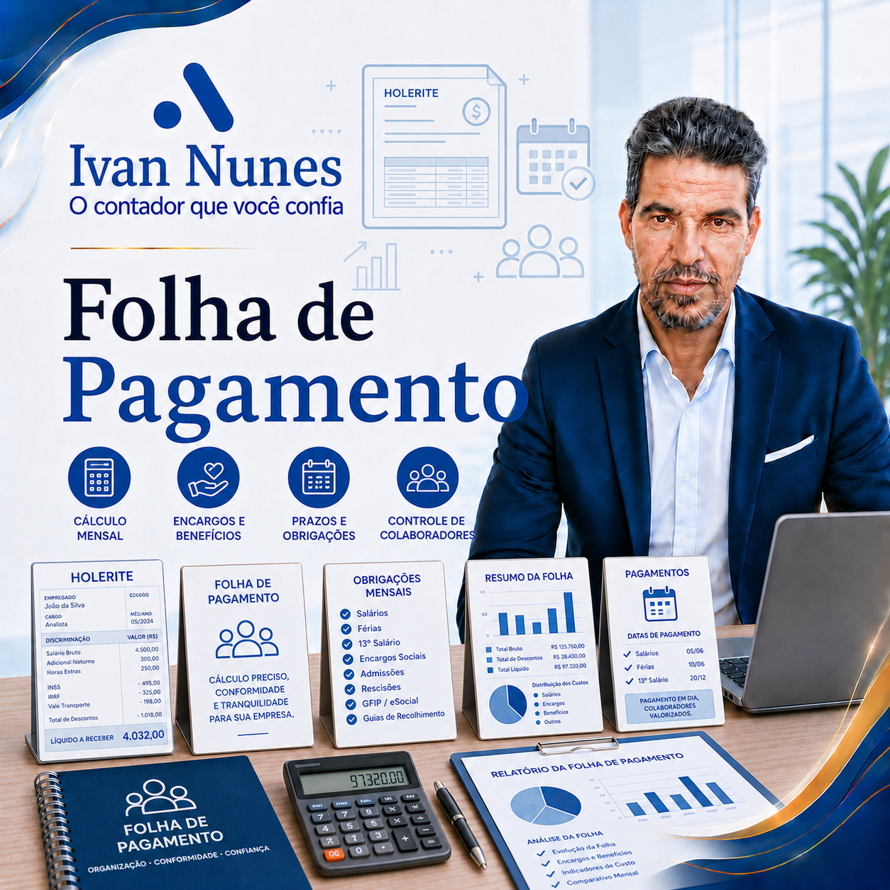 Arte do serviço Folha de Pagamento