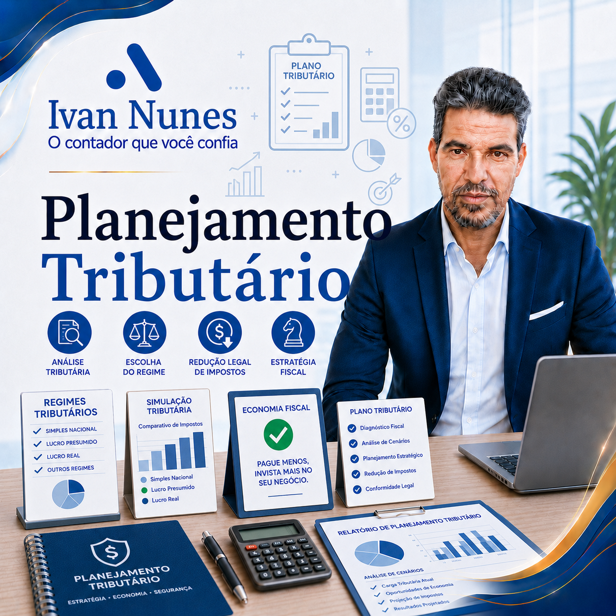 Arte do serviço Planejamento Tributário