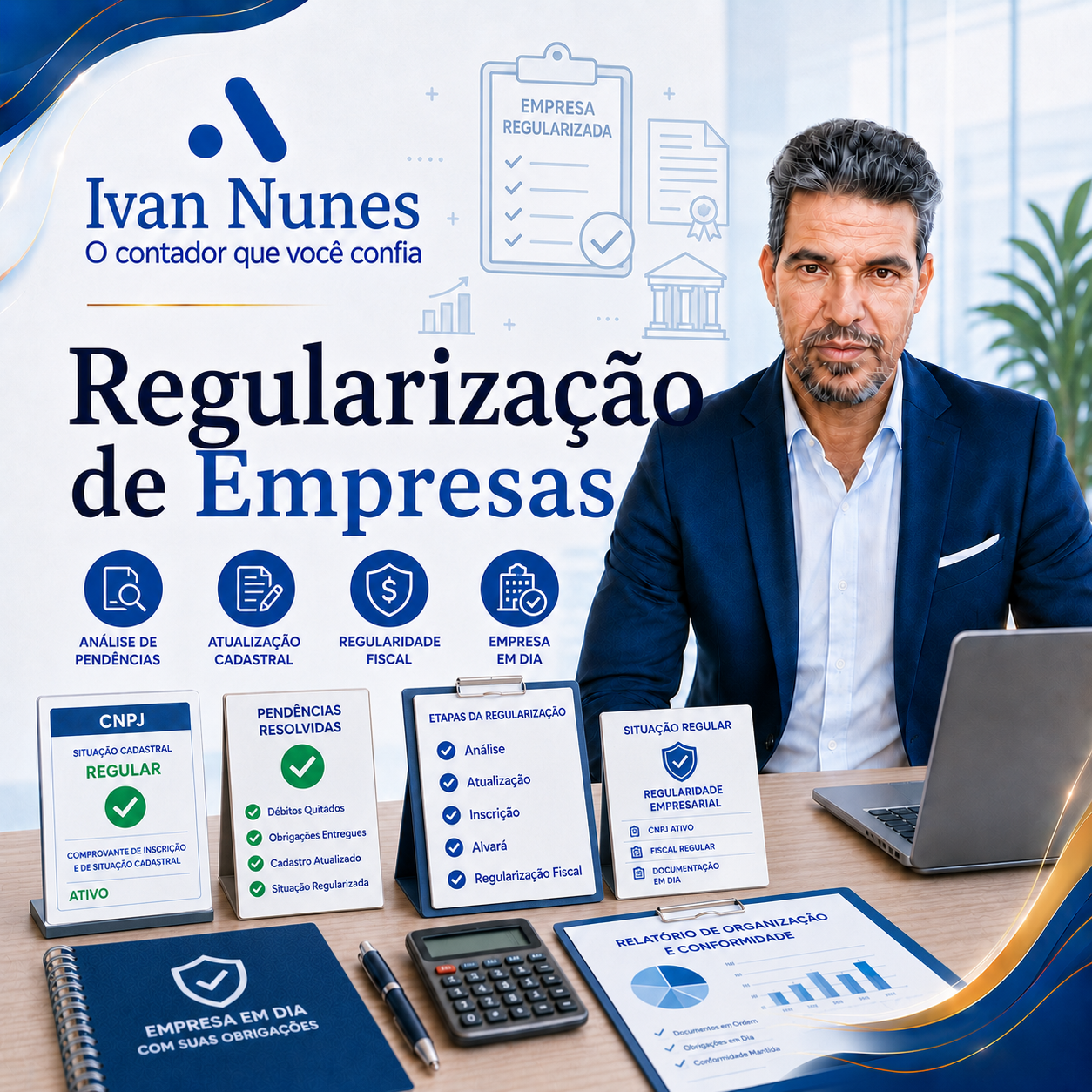 Arte do serviço Regularização de Empresas